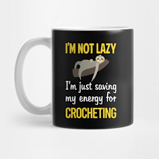 Funny Lazy Crocheting Crochet Mug